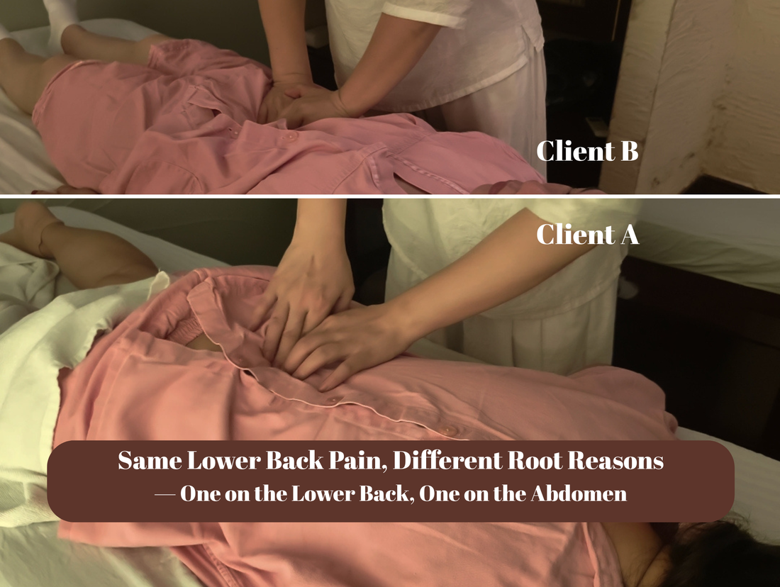 Same Lower Back Pain, Different Root Causes: A Real TCM Massage Story