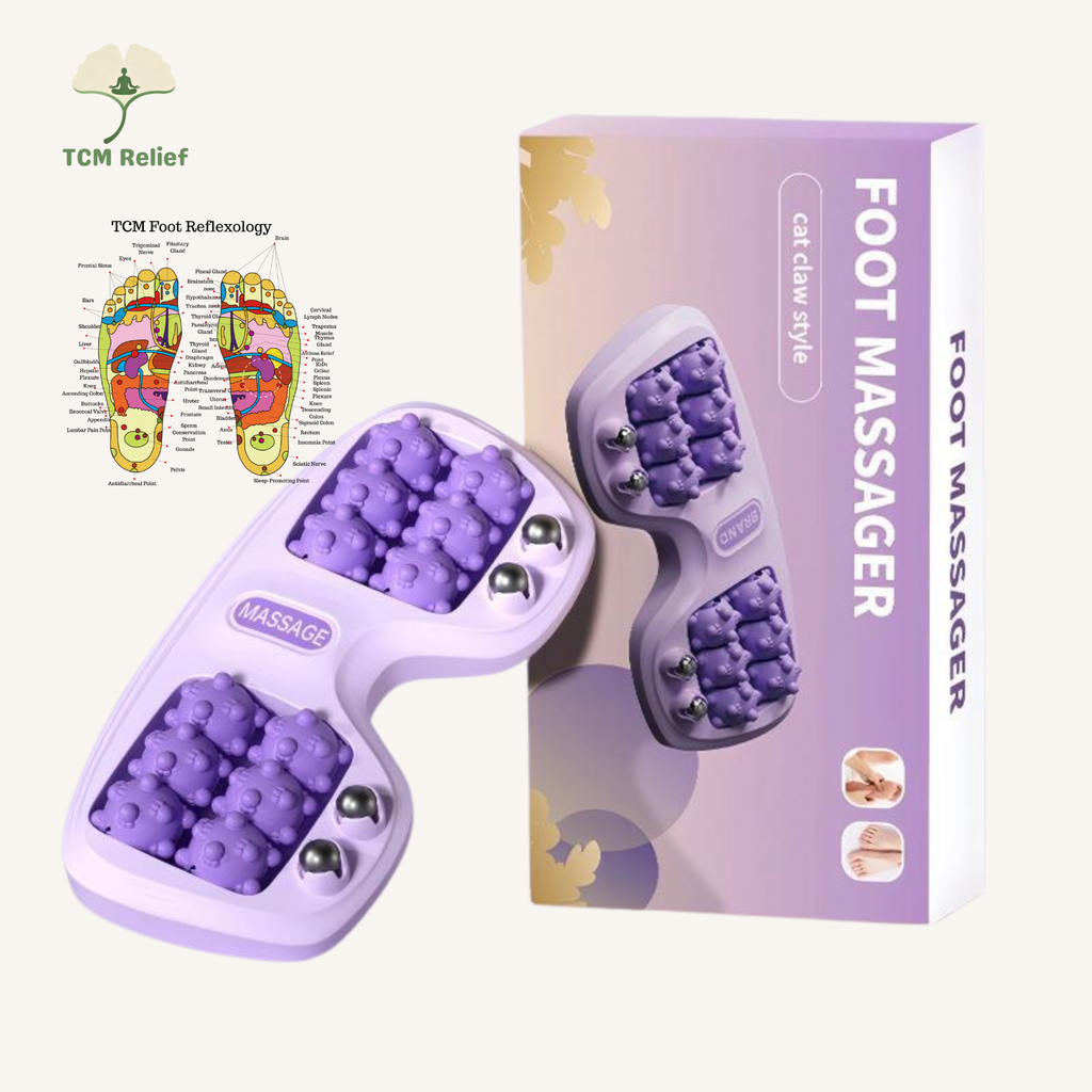 Foot Acupressure Therapy Tool Foot Roller Massager for Stress Relief & Foot Pain