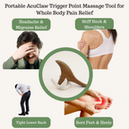 Portable AcuClaw Trigger Point Massage Tool for Whole Body Pain Relief
