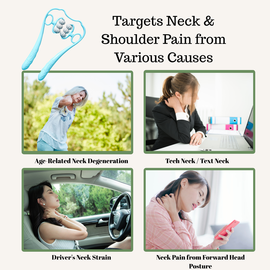 Neck Acupressure Therapy Neck Pain Relief Massager