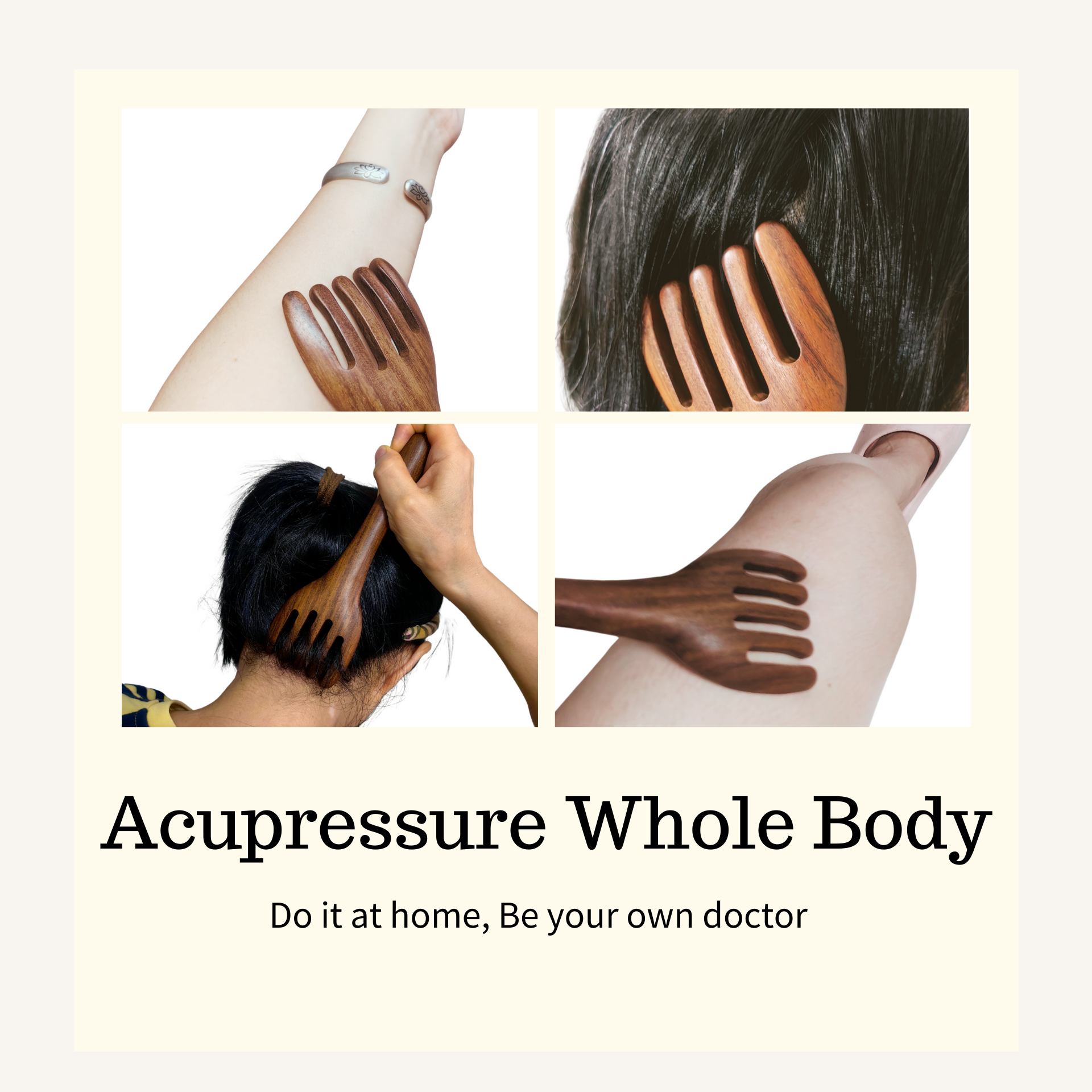 Effortless Acupressure Scalp Massager Headache Relief Tool
