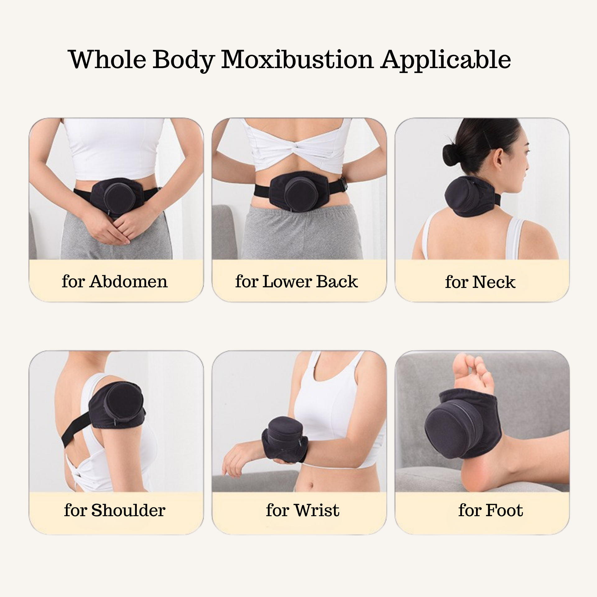 Smokeless Copper Moxa Box for Neck Knee Waist Shoulder Back Joints Pain Relief